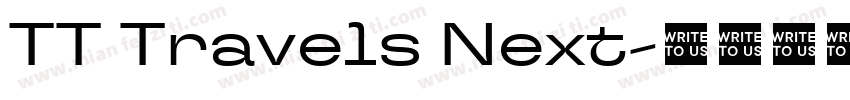 TT Travels Next字体转换